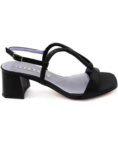Albano Eleganti sandali con tacco alto - Nero