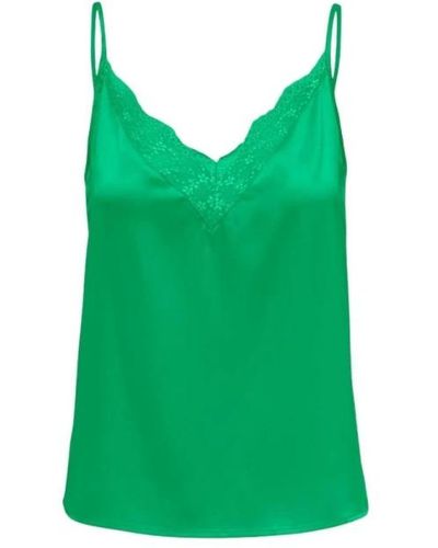 ONLY Sleeveless Tops - Green