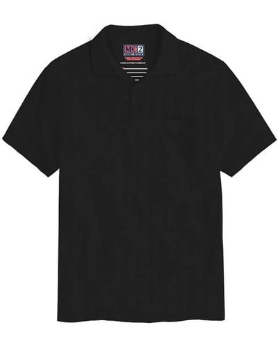 Mc2 Saint Barth Polo Shirts - Black