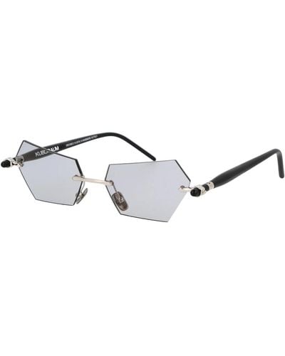 Kuboraum Stylische sonnenbrille maske p51 - Mettallic