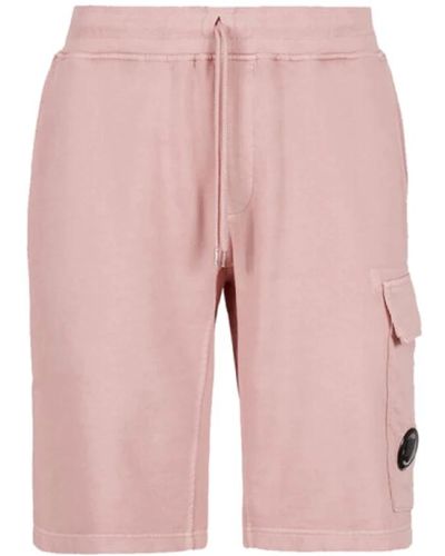 C.P. Company Lässige denim-shorts für männer - Pink