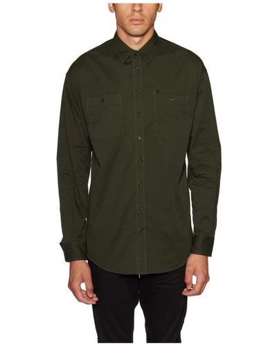 DSquared² Camicia in cotone con tasche - Verde