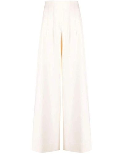 STAUD Wide Trousers - White