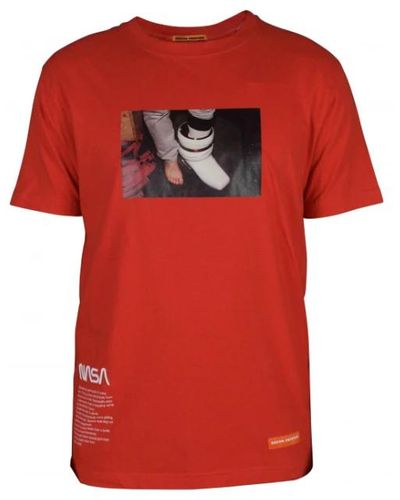 Heron Preston Tops > t-shirts - Rouge