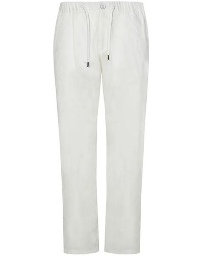 Herno Trousers > slim-fit trousers - Blanc