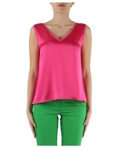 Emme Di Marella Sleeveless Tops - Red