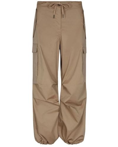 co'couture Trousers > wide trousers - Neutre