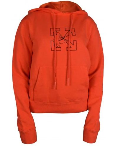 Off-White c/o Virgil Abloh Workers logo sweatshirt - Rosso