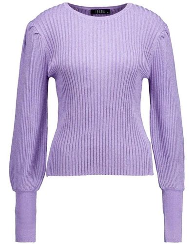 Ibana Knitwear > round-neck knitwear - Violet