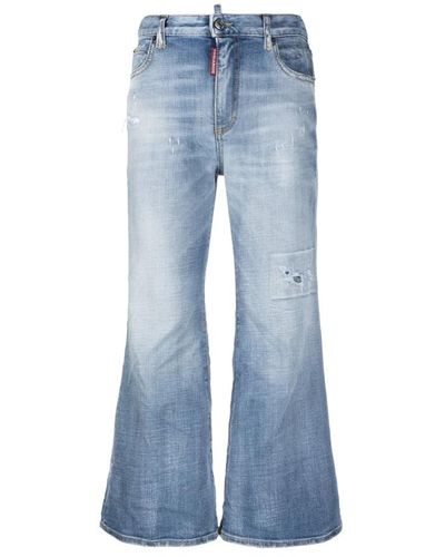 DSquared² Jeans > cropped jeans - Bleu
