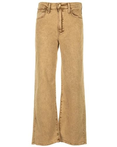 Mother Wide trousers - Natur