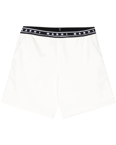 Marni Short Shorts - White