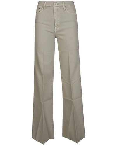 Mother Trousers > wide trousers - Gris