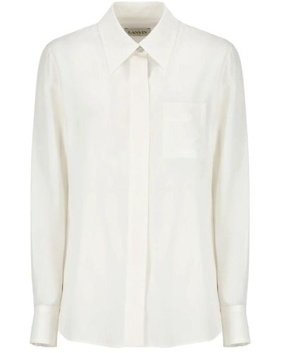 Lanvin Blouses & shirts > shirts - Blanc