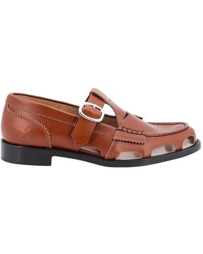 COLLEGE Shoes > flats > loafers - Marron