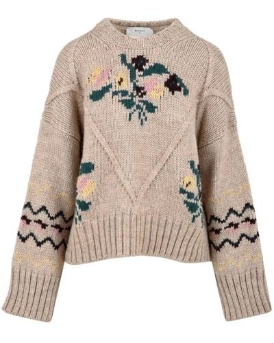 Beatrice B. Round-Neck Knitwear - Natural