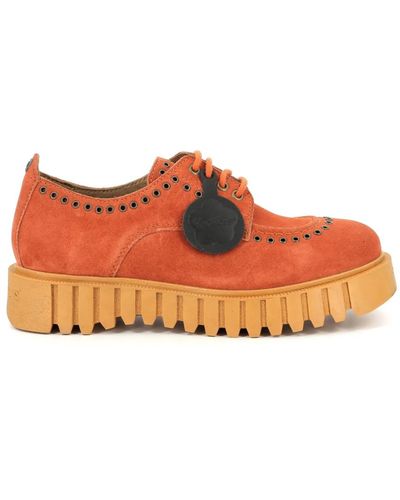 Kickers Shoes > flats > laced shoes - Orange