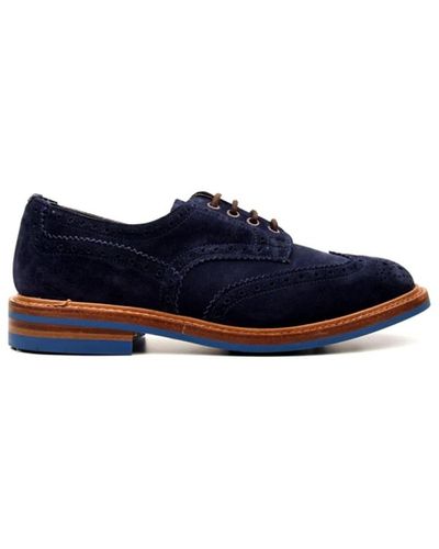 Tricker's Shoes > flats > business shoes - Bleu