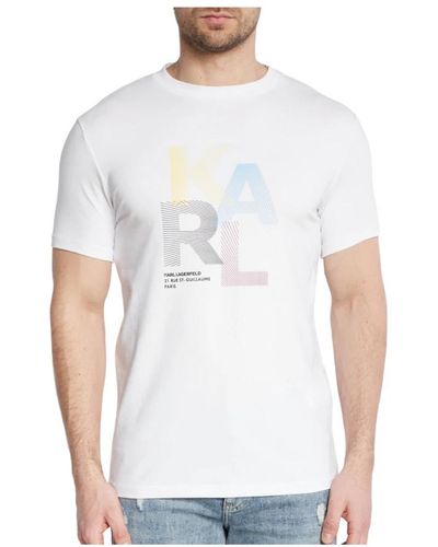Karl Lagerfeld Crewneck t-shirt 542221 755037 - Weiß
