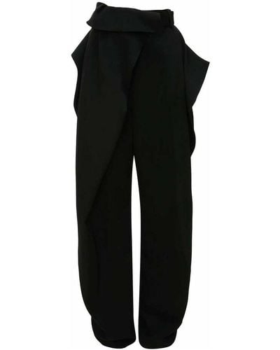 JW Anderson Fold over tailored hose - Nero