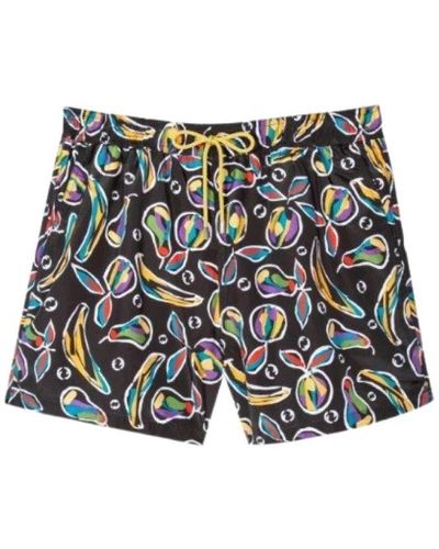 Paul Smith Fruit print swim shorts - Noir