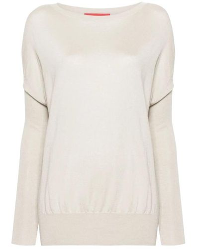 Wild Cashmere Round-neck knitwear - Blanco