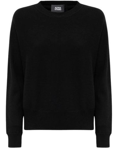Alpha Studio Sweatshirts - Black