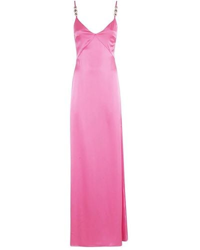 David Koma Kristallträger elegante kleid accessoires - Pink