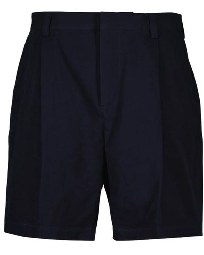 Orlebar Brown Baumwoll-shorts mit geradem schnitt und falten - Blau