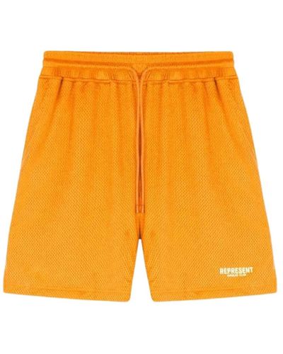 Represent Club mesh shorts - Gelb