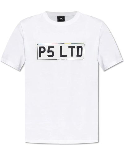 PS by Paul Smith Bedrucktes t-shirt - Weiß