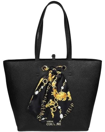 Versace Tote Bags - Black