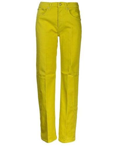 Dondup Jeans rectos clásicos - Amarillo