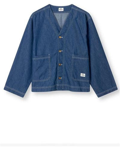 Mads Nørgaard Jackets > denim jackets - Bleu