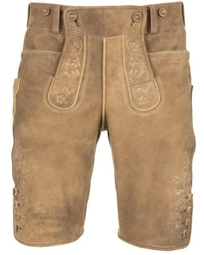 Meindl Leather trousers - Natur