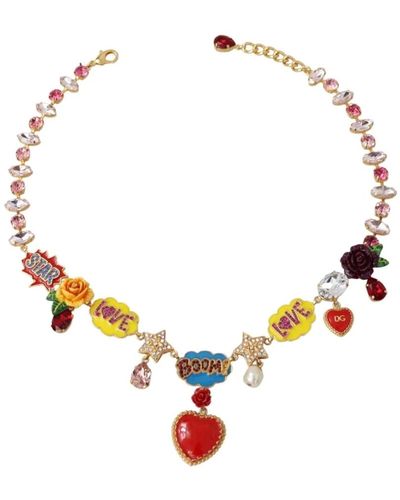 Dolce & Gabbana Accessories > jewellery > necklaces - Rouge