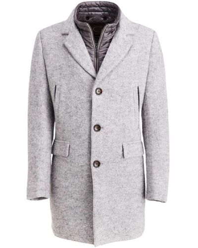 Gimo's Single-Breasted Coats - Grey