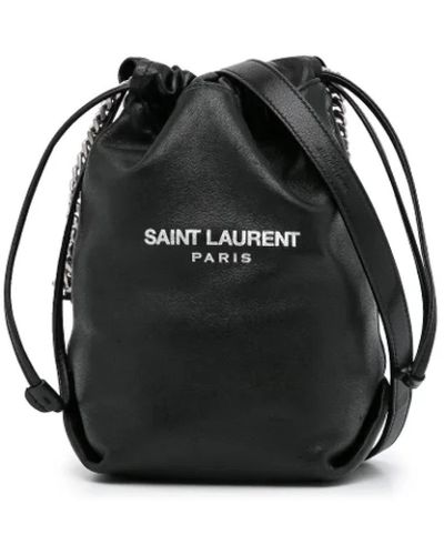 Saint Laurent Pre-owned > Pre-owned Bags > Pre-owned Bucket Bags - Zwart
