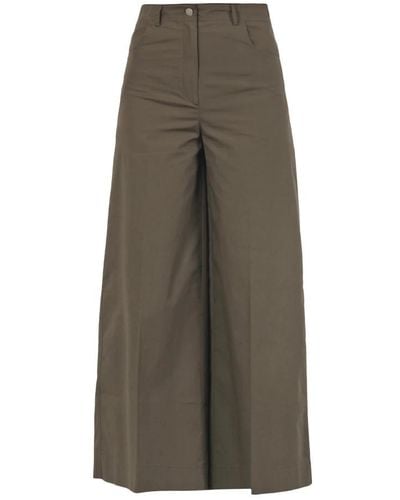 8pm Wide Trousers - Green