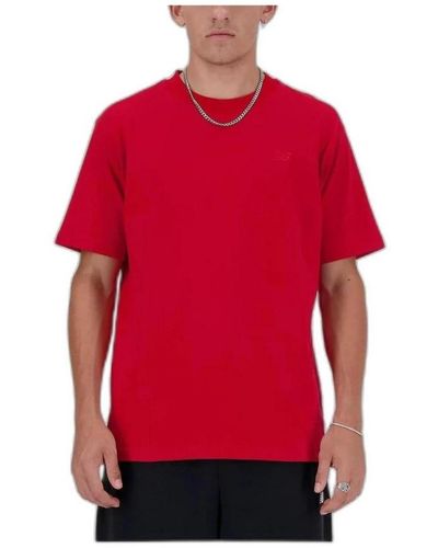 New Balance T-shirts - Rot