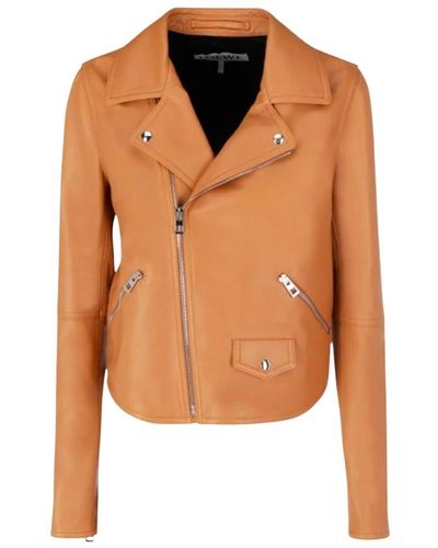 Loewe Jackets > leather jackets - Orange