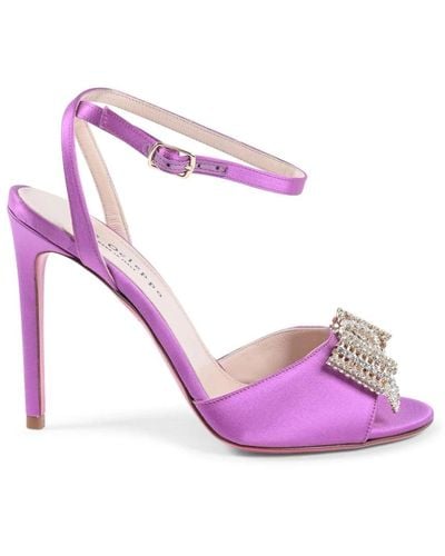 Dee Ocleppo High Heel Sandals - Purple