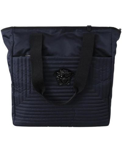 Versace Tote Bags - Blue
