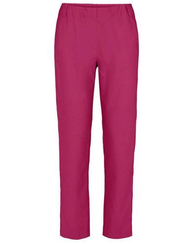 LauRie Straight Trousers - Red