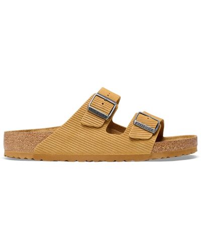 Birkenstock Herren Arizona Corduroy Kork Sandalen - Braun