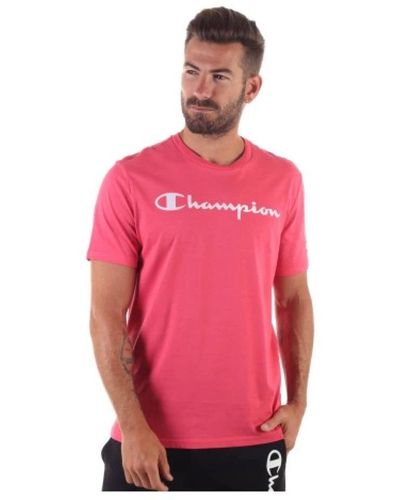 Champion Baumwoll t-shirt - Pink