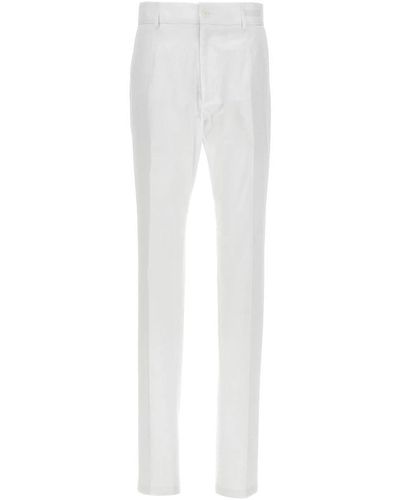 Dolce & Gabbana Slim-Fit Trousers - White
