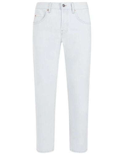 Gucci Tapered denim pantaloni - Bianco