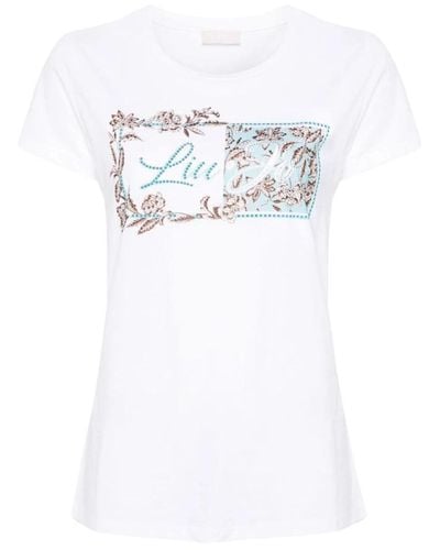 Liu Jo Tops > t-shirts - Blanc