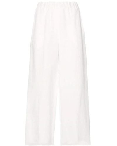 Antonelli Trousers > wide trousers - Blanc